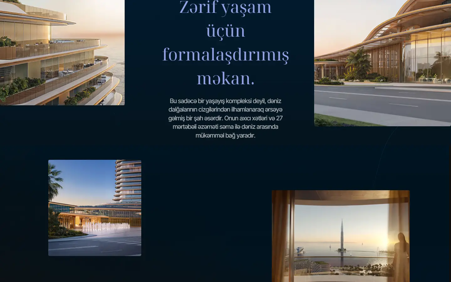 A section further down the panorama.az homepage
