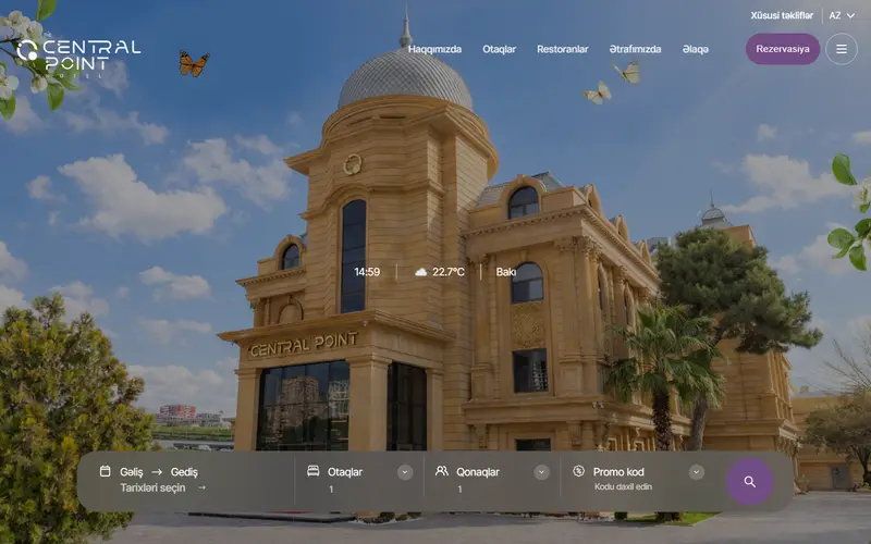 Homepage of centralpoint.az